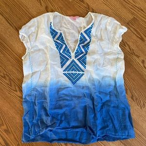 Euc Lilly Pulitzer ombré top medium